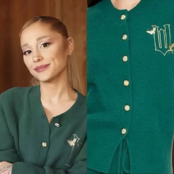 Wicked Elphaba Graphic Cardigan Paul Tazewell X Target Green XS Embroidered Oz - Picture 1 of 13